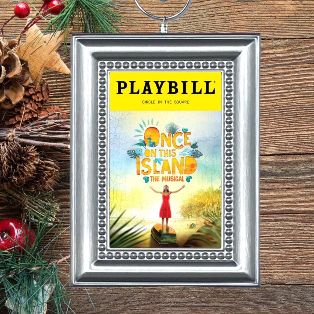 Once On This Island Broadway Musical Playbill Christmas Tree Ornament‎